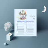 Naam dat nummer Baby shower Game