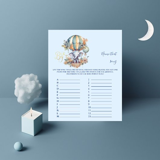 Naam dat nummer Baby shower Game