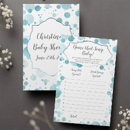 Naam dat Song Baby, Confetti Baby Boy Shower Game