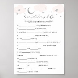 Naam dat Song Baby shower Game Poster