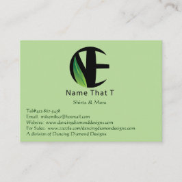 Naam dat T Mighty Visitekaartjes