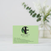 Naam dat T Mighty Visitekaartjes (Staand voorkant)