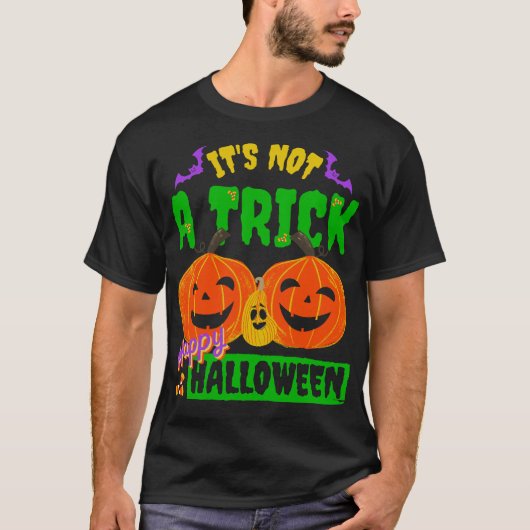 Naam Datum Paar Halloween Zwangerschap Aankondigin T-shirt (Voorkant)
