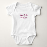 Naam datum roze eenvoudig minima baby shower aanst
