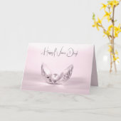 Naam Day Pearl in Seashell Kaart (Gele Bloem)