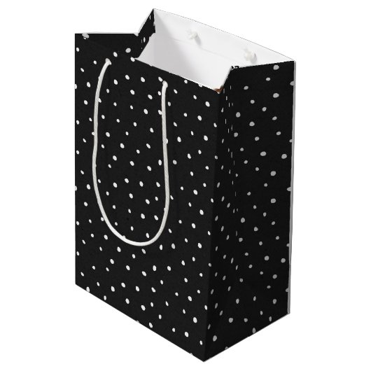 Naam Day Stick Girl met Daisies Medium Cadeauzakje (Achterkant Gekanteld)