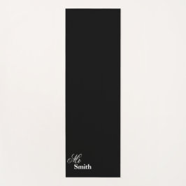 Naam de heer Smith Black Yogamat