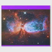 Naam, de Zwan, Constellation Cygnus space afbeeldi Cadeaupapier (Vlak)