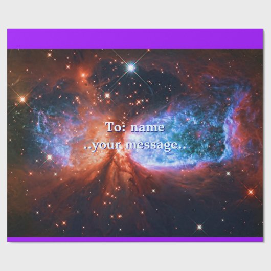 Naam, de Zwan, Constellation Cygnus space afbeeldi Cadeaupapier (Vlak)