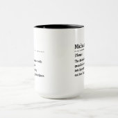 Naam Definitie Gift Gepersonaliseerde koffie Aanpa Mok (Midden)
