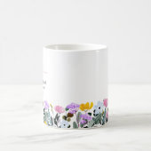 Naam Definitie met Cute Wildflower Border Koffiemok (Center)