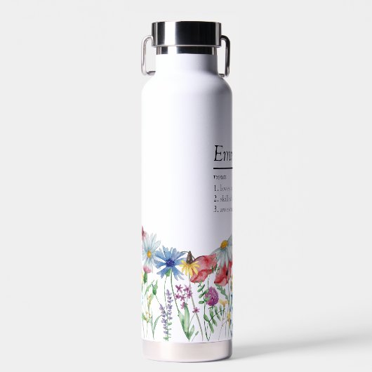 Naam Definitie met Modern Wilde Band Waterfles (Voorkant)