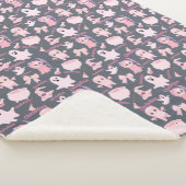 Naam Deken Roze Schattige Halloween (3/4)