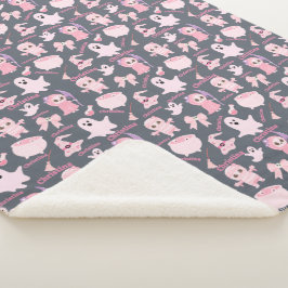 Naam Deken Roze Schattige Halloween