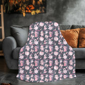 Naam Deken Roze Schattige Halloween