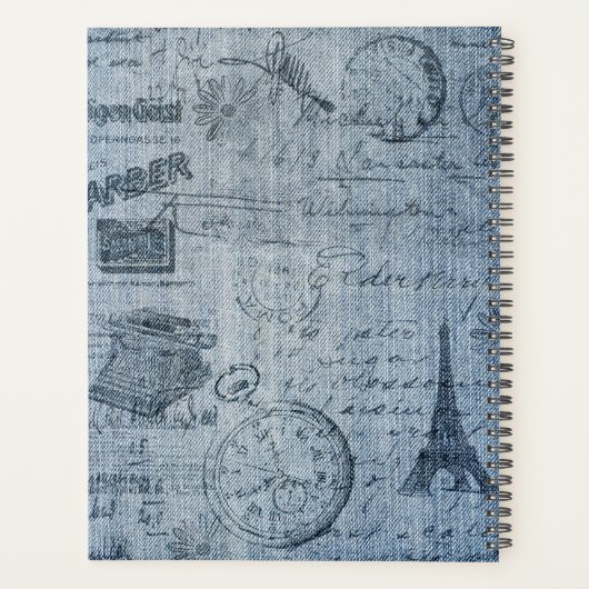 naam denim Eiffel Tower Planner (Achterkant)