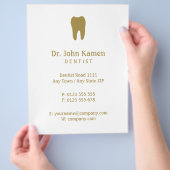Naam Dentist | Gold Info Flyer (Hand)
