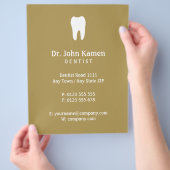 Naam Dentist | Gold Info Flyer (Hand)