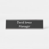 Naam Desk Bord Bureau Naambordje (Voorkant)