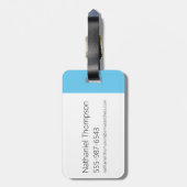 Naam Dexter Grafisch Bagagelabel (Achterkant verticaal)