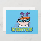 Naam Dexter Grafisch Briefkaart (Voorkant / Achterkant)