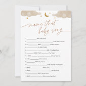 Naam die Baby Song Game Twinkle Little Star Kaart (Voorkant)