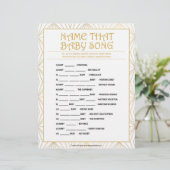 Naam die Baby Song [Golden Lines] Briefhoofd (Staand voorkant)
