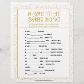 Naam die Baby Song [Golden Sparkles] Briefhoofd (Voorkant / Achterkant)