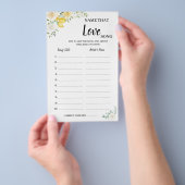 Naam die de Kaart van het Spel van de Liefde Zong (Hand)