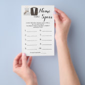 Naam die Specerij Bruid & Bruidegom Spelkaart Flyer (Hand)