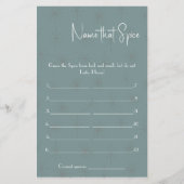 Naam die specerij - Shower Game Flyer (Voorkant)