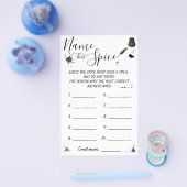 Naam die Specice | Pen & Inkwell-gamekaart Flyer (Enkel)