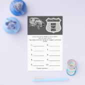 Naam die Specice | Weddenschapskaartje voor autowr Flyer (Enkel)