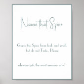 Naam die Spice - het Poster van het Spel van de Sh (Voorkant)