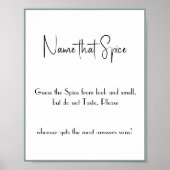 Naam die Spice - het Poster van het Spel van de Sh (Voorkant)