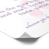 Naam die Spice - Roze Waterverf Poster (Hoek)