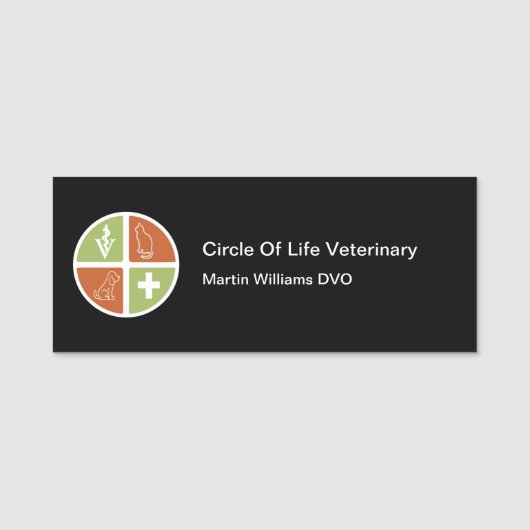 Naam dierenarts Medische Pet Care Personeel Naamplaatje (Voorkant)
