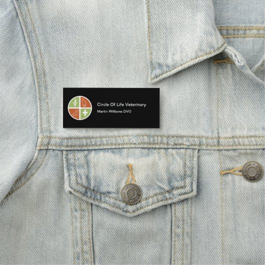 Naam dierenarts Medische Pet Care Personeel Naamplaatje (In situ)