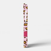 Naam dierlijk luipaard roze bruin Case-Mate iPhone case (Achterkant / Links)