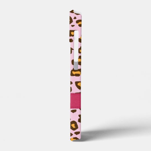 Naam dierlijk luipaard roze bruin Case-Mate iPhone case (Achterkant / Links)