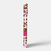 Naam dierlijk luipaard roze bruin Case-Mate iPhone case (Achterkant / Rechts)
