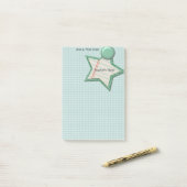Naam docent post-it® notes (Op bureau)