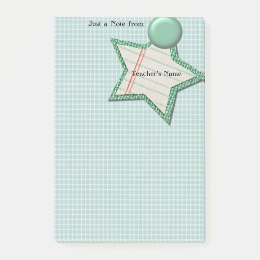 Naam docent post-it® notes (Voorkant)