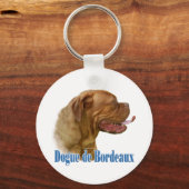 Naam Dogue de Bordeaux Sleutelhanger (Voorkant)