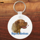 Naam Dogue de Bordeaux Sleutelhanger (Voorkant)
