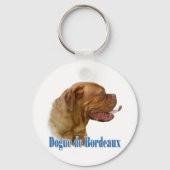 Naam Dogue de Bordeaux Sleutelhanger (Achterkant)