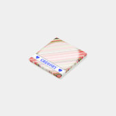  naam - Door watermeloenen geïnspireerde strepen Post-it® Notes (Schuin)