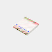 naam; Door watermeloenen geïnspireerde strips Post-it® Notes (Schuin)