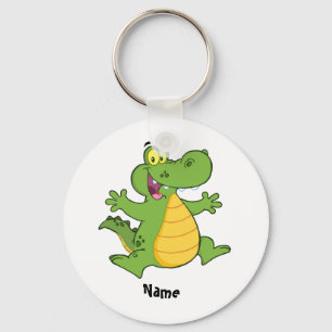 Naam DRAGON cartoon Kinderen toevoegen Sleutelhanger
