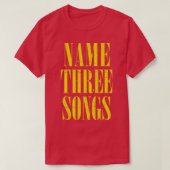 Naam Drie nummers Grunge Meme Mashup T-shirt (Design voorkant)